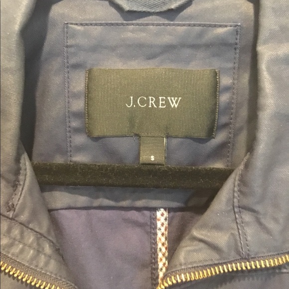 NWOT J.Crew Navy Blue Jacket With Gold - Picture 3 of 6